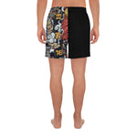 Japanese Dragon and Tiger Men's Athletic Long Shorts