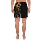 A Night in Tokyo Golden Dragon Men's Athletic Long Shorts