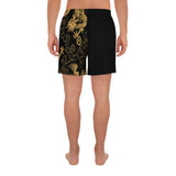 A Night in Tokyo Golden Dragon Men's Athletic Long Shorts