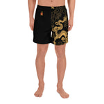 A Night in Tokyo Golden Dragon Men's Athletic Long Shorts