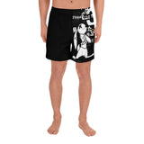 A Night in Tokyo Mental Bunny Men's Athletic Long Shorts