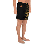 A Night in Tokyo Golden Dragon Men's Athletic Long Shorts