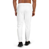 White Greek and Gold Premium Design Men's Joggers