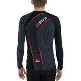 Men's Hexagon Time Travel Rash Guard