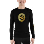 Greek and Gold Men's Rash Guard