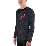 Men's Hexagon Time Travel Rash Guard