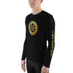 Greek and Gold Men's Rash Guard