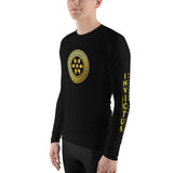 Greek and Gold Men's Rash Guard