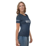 Blue Grunge T-shirt - Women's