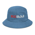 Denim bucket hat