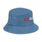 Denim bucket hat