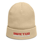 Organic ribbed beanie