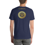 Greek and Gold Short-Sleeve Unisex T-Shirt