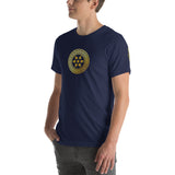 Greek and Gold Shield Short-Sleeve Unisex T-Shirt