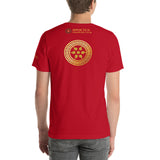 Greek and Gold Short-Sleeve Unisex T-Shirt